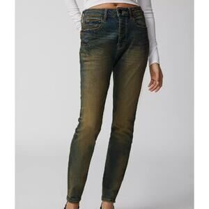 Neon Denim Brand Cherry Skinny Jean Dusty Dirty Wash BNWT streetwear indie